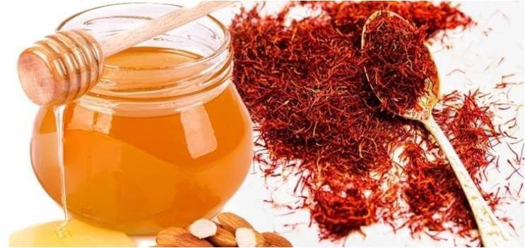 Mật ong pha với saffron mang lại rất nhiều lợi ích cho sức khoẻ