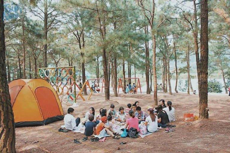 Bản Rõm - Địa điểm cắm trại gần Hà Nội