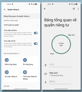 ColorOS 12 nâng cao quyền riêng tư, bảo mật của người dùng