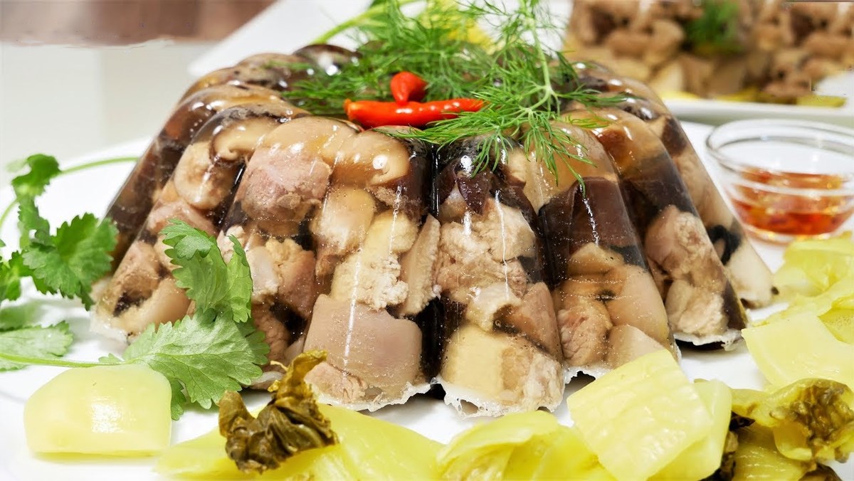 Thịt đông - món ăn ngày Tết miền Bắc