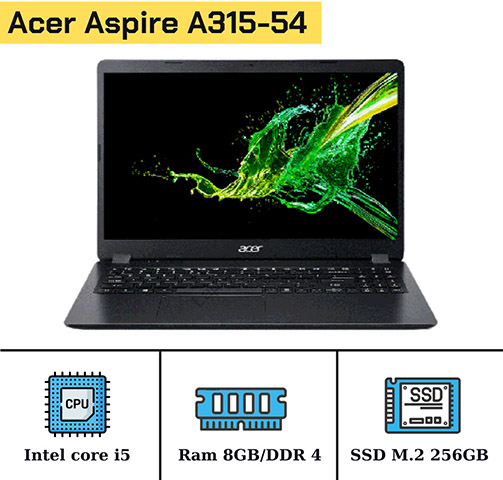 Laptop Acer Aspire có kiểu dáng sang trọng, siêu mỏng