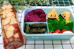 thực đơn ít tinh bột - nước detox giảm cân