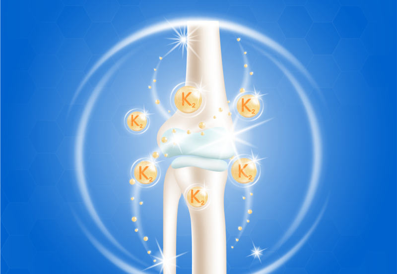 K2 giúp hỗ trợ cải thiện sức khỏe xương và giảm nguy cơ loãng xương