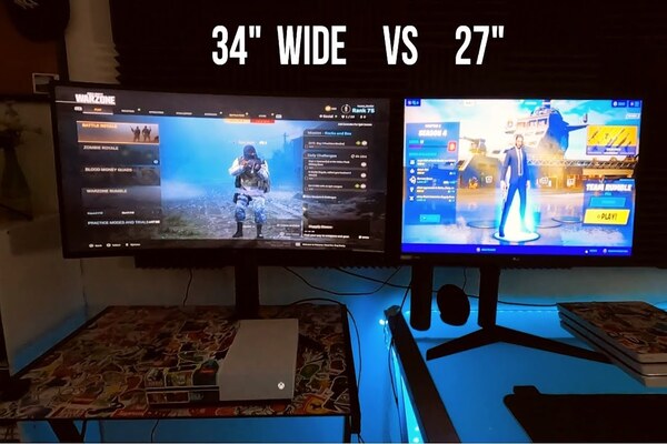Kích thước màn hình 34 inch vs 27 inch 
