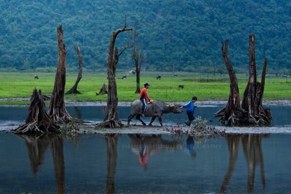 Vẻ đẹp nên thơ của hồ Noong